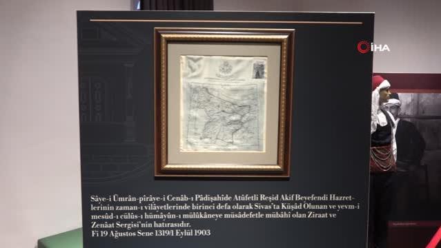 Viyana’da basılan 117 yıllık ipek harita Sivas’ta sergileniyor