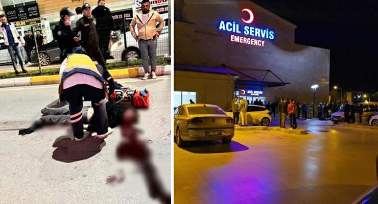 Otomobilin çarpmasıyla savrulan bisikletli, başka aracın altında kaldı