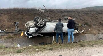 Takla atan milyonluk “Audi” hurda yığınına döndü