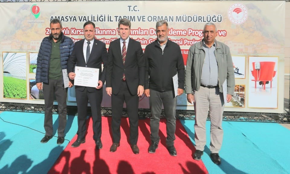 Amasya’da çiftçilere sera malzemesi desteği – Tokat Haberleri – Tokat Son Dakika