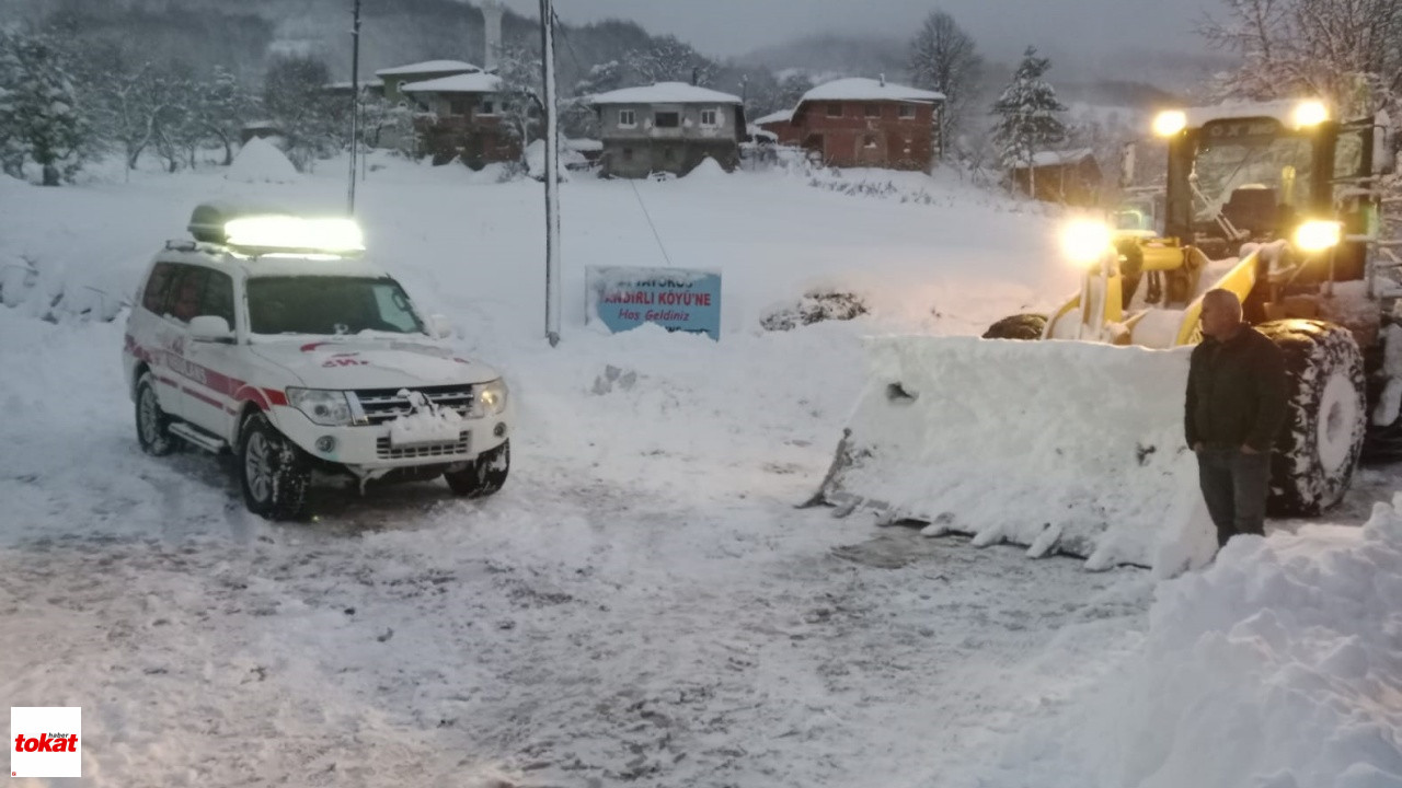 Tokat’ta kar esareti! Hastaları kurtarmaya ekipler yetişti… – Tokat Haberleri – Tokat Son Dakika