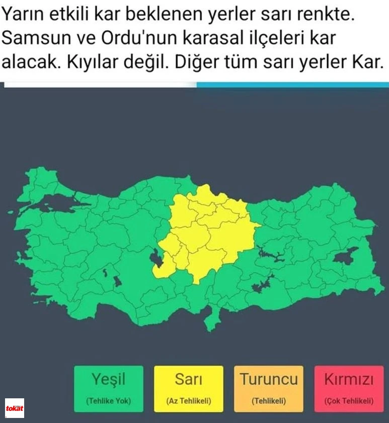 Tokat ve Çevresi Uyarıldı Uzmanlar Çifte Uyarı Yaptı – Tokat Haberleri – Tokat Son Dakika